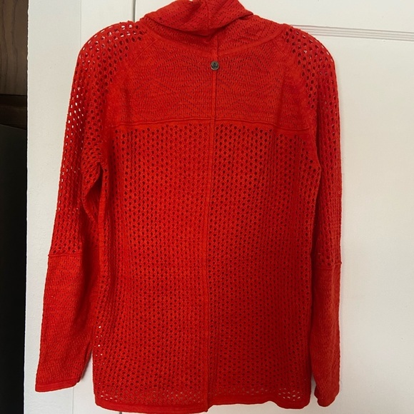 Prana Cedar Orange Pullover Sweater size S - Picture 6 of 11